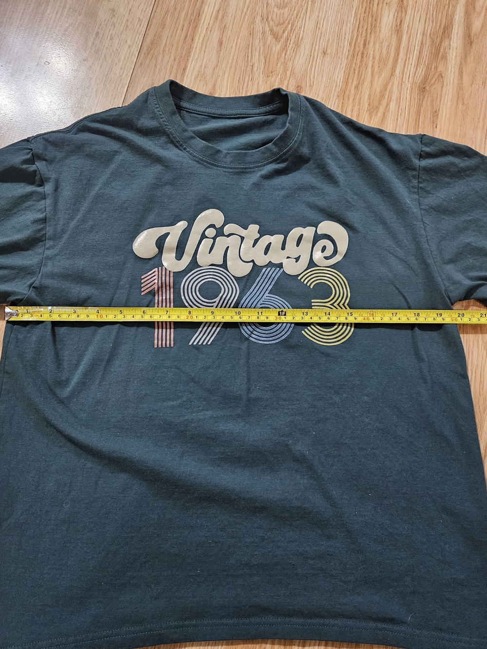 Retro Style "Vintage 1963" Graphic Tee - Picture 3 of 5